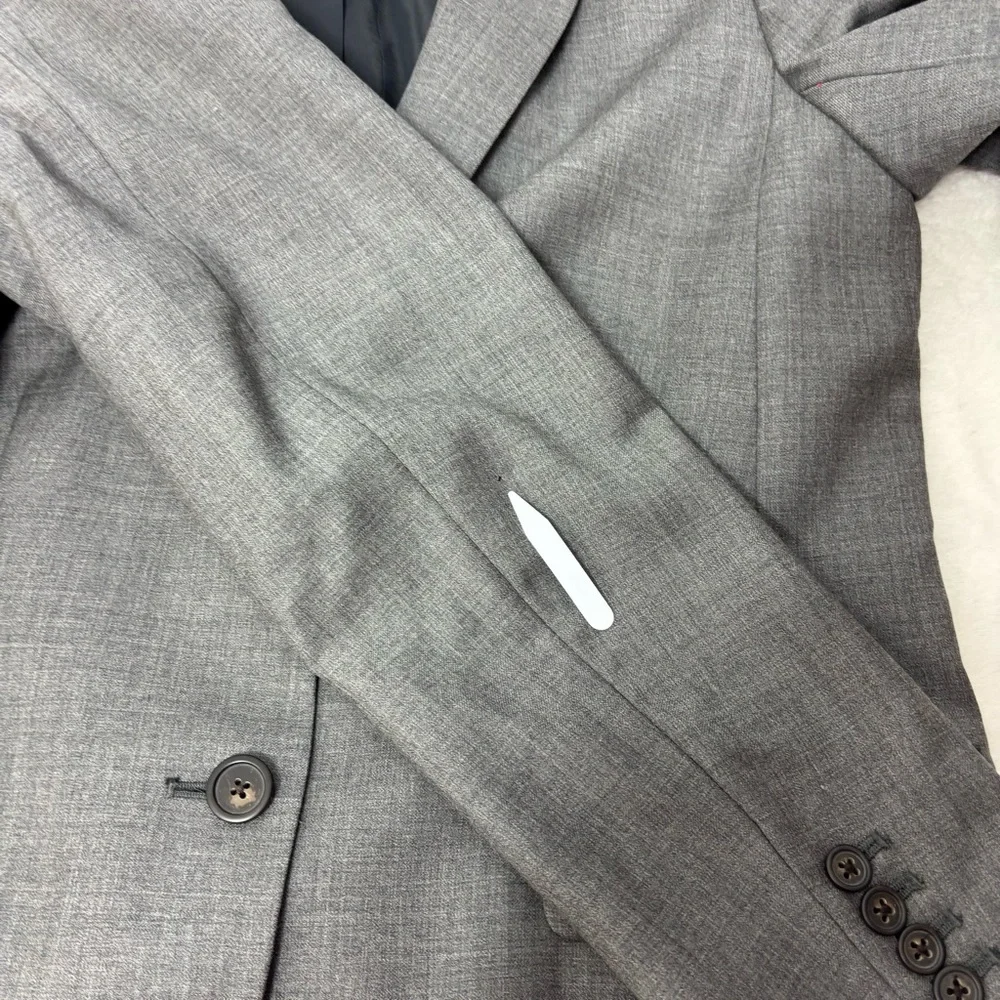 J. Crew Super 120's 100% Wool Charcoal Gray‎ Blazer size 12